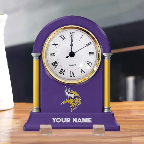 Minnesota Vikings NFL New Acrylic Clock Plaque For Home SPTACP008 - Image 4