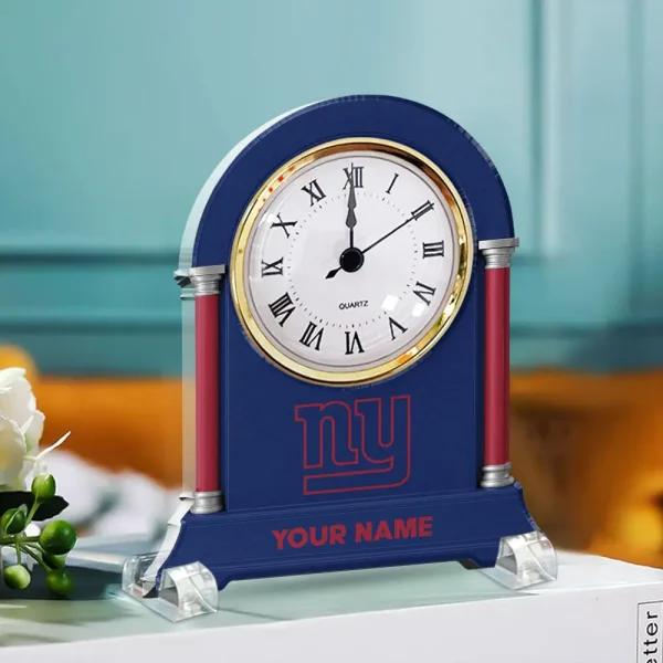 New York Giants NFL New Acrylic Clock Plaque For Home SPTACP009