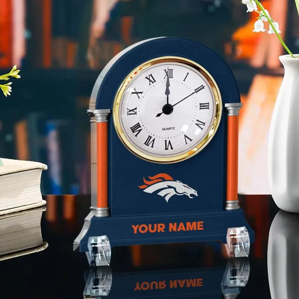 Denver Broncos NFL New Acrylic Clock Plaque For Home SPTACP010 - Image 3