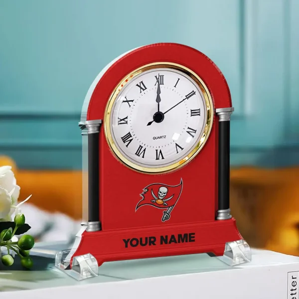 Tampa Bay Buccaneers NFL New Acrylic Clock Plaque For Home SPTACP011