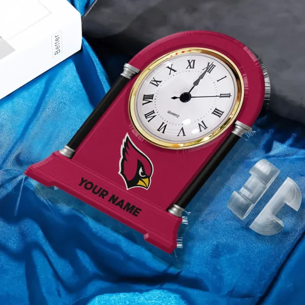 Arizona Cardinals NFL New Acrylic Clock Plaque For Home SPTACP012 - Image 2