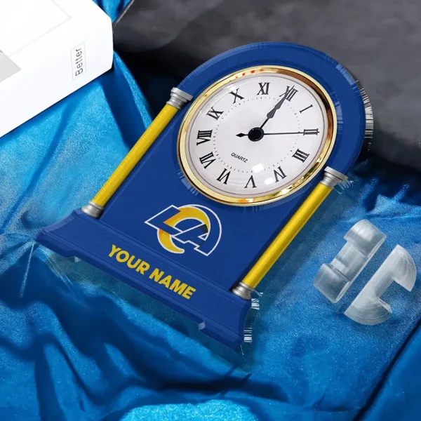 Los Angeles Rams NFL New Acrylic Clock Plaque For Home SPTACP013 - Image 2
