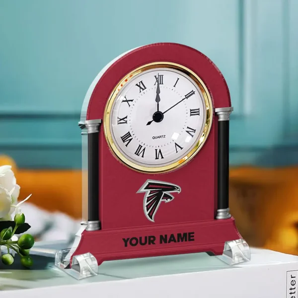Atlanta Falcons NFL New Acrylic Clock Plaque For Home SPTACP014