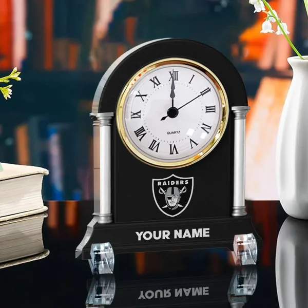 Las Vegas Raiders NFL New Acrylic Clock Plaque For Home SPTACP020 - Image 3