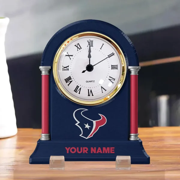 Houston Texans NFL New Acrylic Clock Plaque For Home SPTACP022 - Image 4