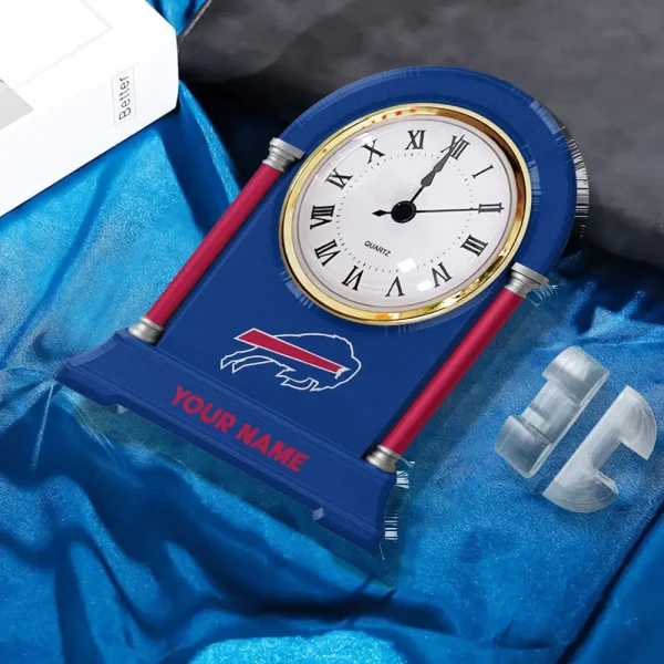 Buffalo Bills NFL New Acrylic Clock Plaque For Home SPTACP024 - Image 2