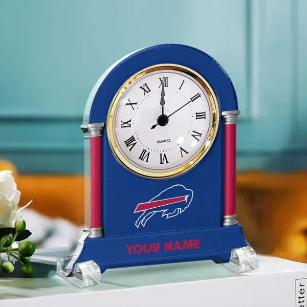 Buffalo Bills NFL New Acrylic Clock Plaque For Home SPTACP024