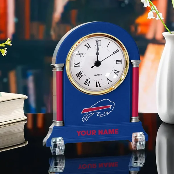 Buffalo Bills NFL New Acrylic Clock Plaque For Home SPTACP024 - Image 3
