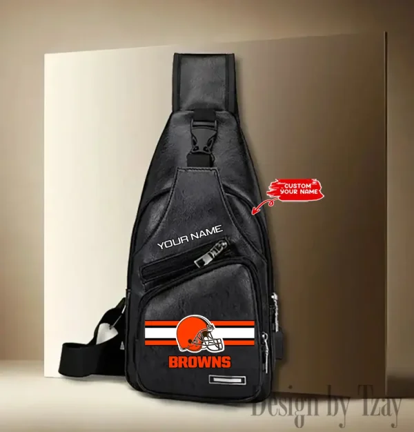Cleveland Browns Fashion Men Chest Bag Single Strap Anti-theft New 2025 SPTLTSLINGBAG201