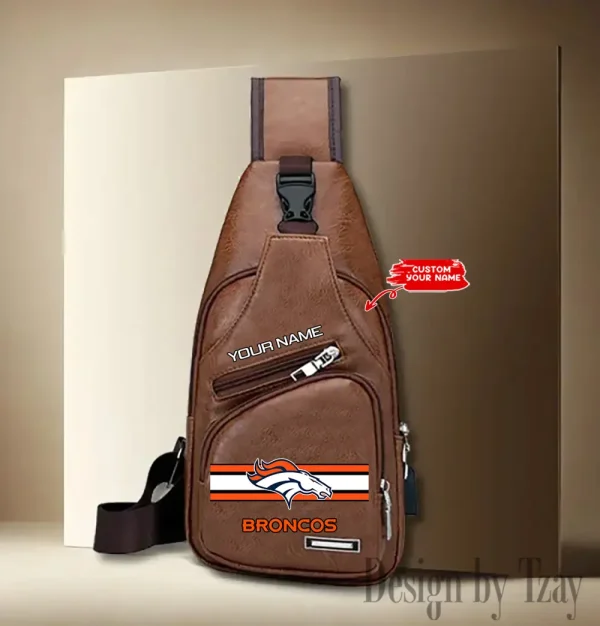 Denver Broncos Fashion Men Chest Bag Single Strap Anti-theft New 2025 SPTLTSLINGBAG203 - Image 2