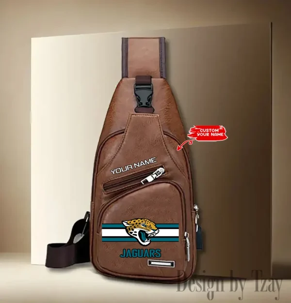 Jacksonville Jaguars Fashion Men Chest Bag Single Strap Anti-theft New 2025 SPTLTSLINGBAG208 - Image 2