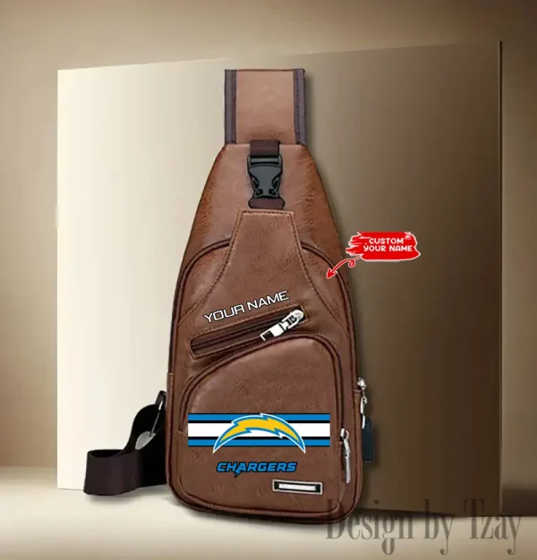 Los Angeles Chargers Fashion Men Chest Bag Single Strap Anti-theft New 2025 SPTLTSLINGBAG211 - Image 2