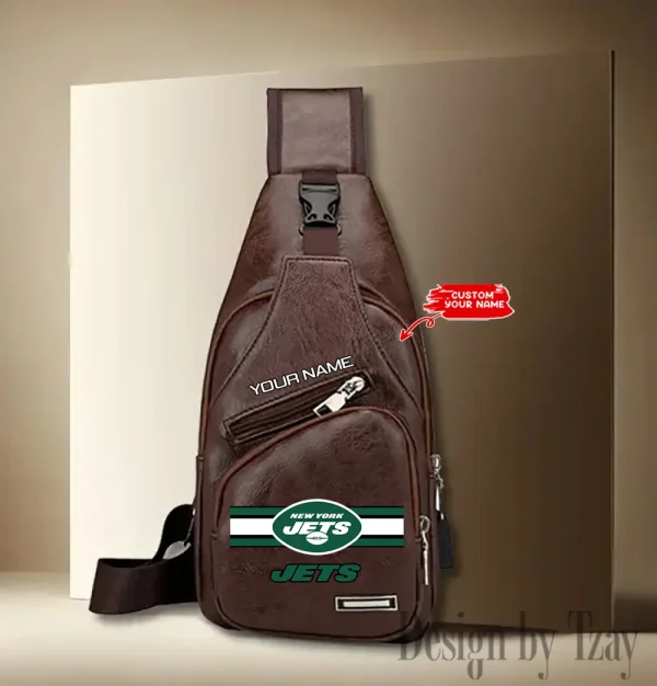 New York Jets Fashion Men Chest Bag Single Strap Anti-theft New 2025 SPTLTSLINGBAG218 - Image 3