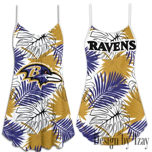 Baltimore Ravens Summer Sleeveless Cami Dress Trending 2025 SPTSSCDT015 - Image 3