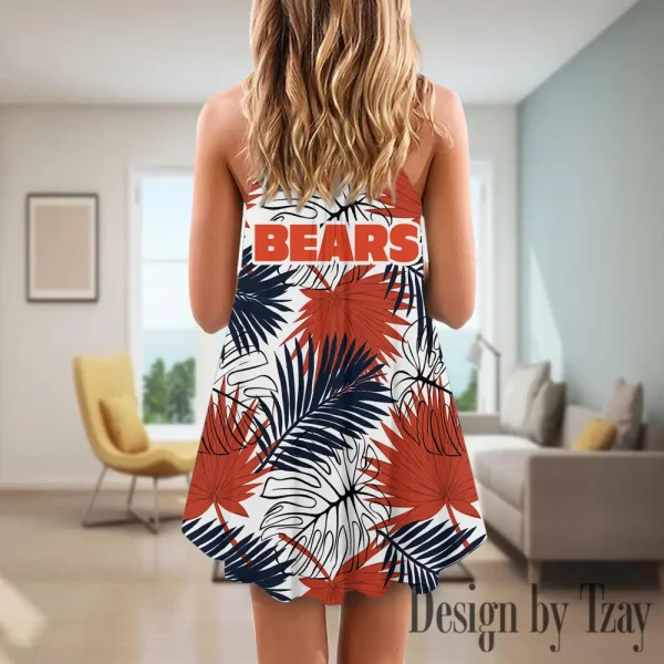 Chicago Bears Summer Sleeveless Cami Dress Trending 2025 SPTSSCDT018 - Image 2