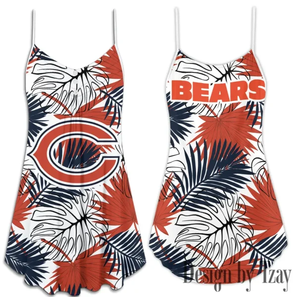 Chicago Bears Summer Sleeveless Cami Dress Trending 2025 SPTSSCDT018 - Image 3
