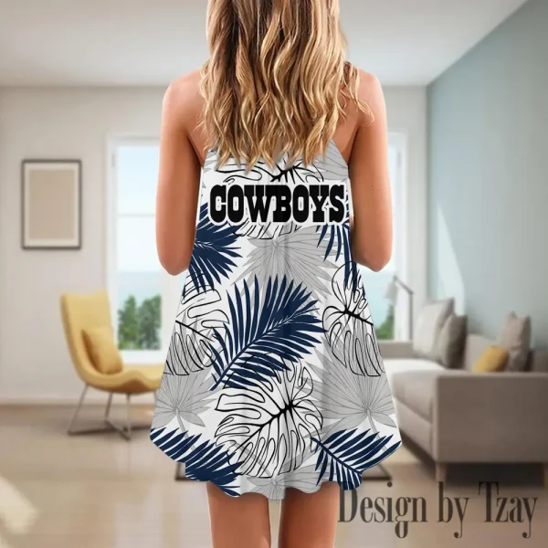 Dallas Cowboys Summer Sleeveless Cami Dress Trending 2025 SPTSSCDT021 - Image 2