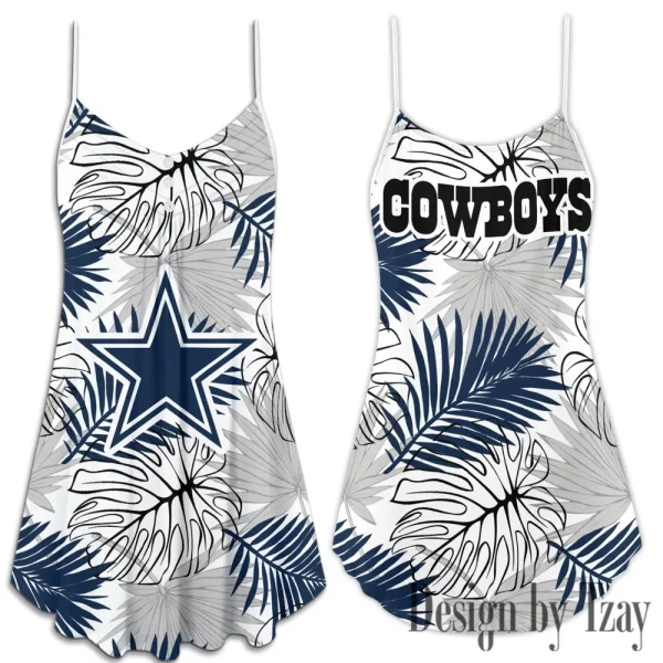 Dallas Cowboys Summer Sleeveless Cami Dress Trending 2025 SPTSSCDT021 - Image 3