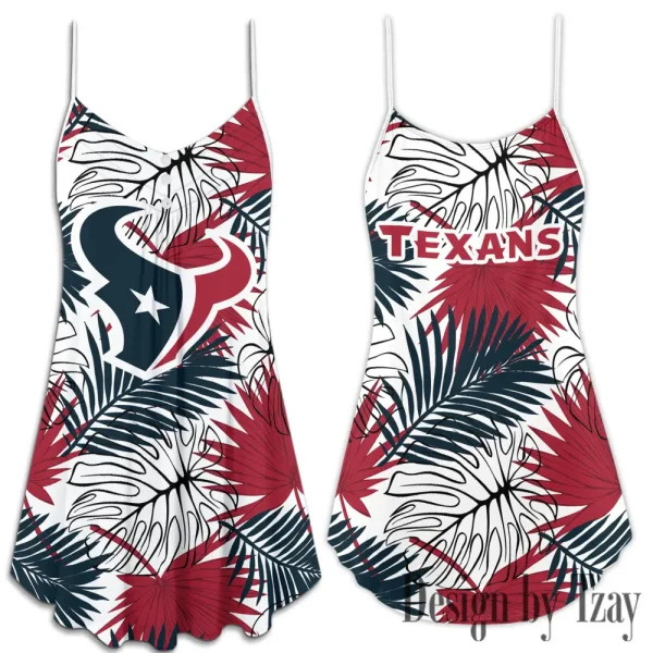 Houston Texans Summer Sleeveless Cami Dress Trending 2025 SPTSSCDT025 - Image 3