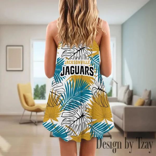 Jacksonville Jaguars Summer Sleeveless Cami Dress Trending 2025 SPTSSCDT027 - Image 2