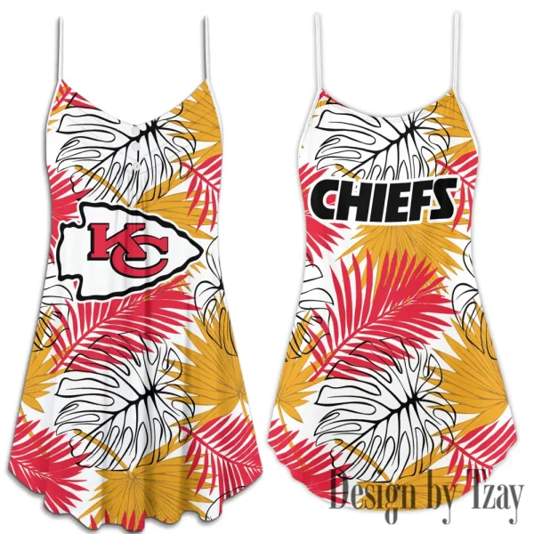 Kansas City Chiefs Summer Sleeveless Cami Dress Trending 2025 SPTSSCDT028 - Image 3