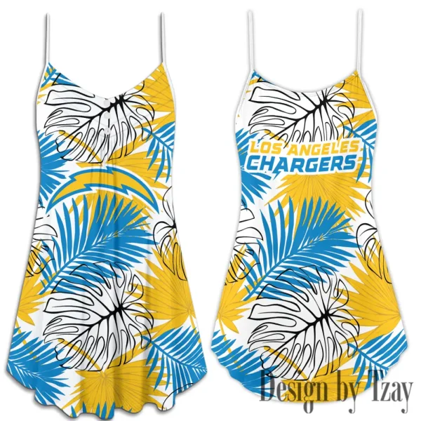 Los Angeles Chargers Summer Sleeveless Cami Dress Trending 2025 SPTSSCDT030 - Image 3