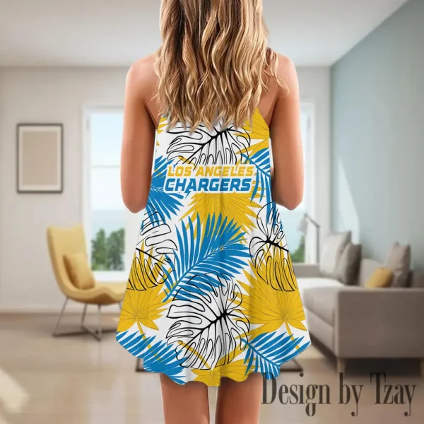 Los Angeles Chargers Summer Sleeveless Cami Dress Trending 2025 SPTSSCDT030 - Image 2