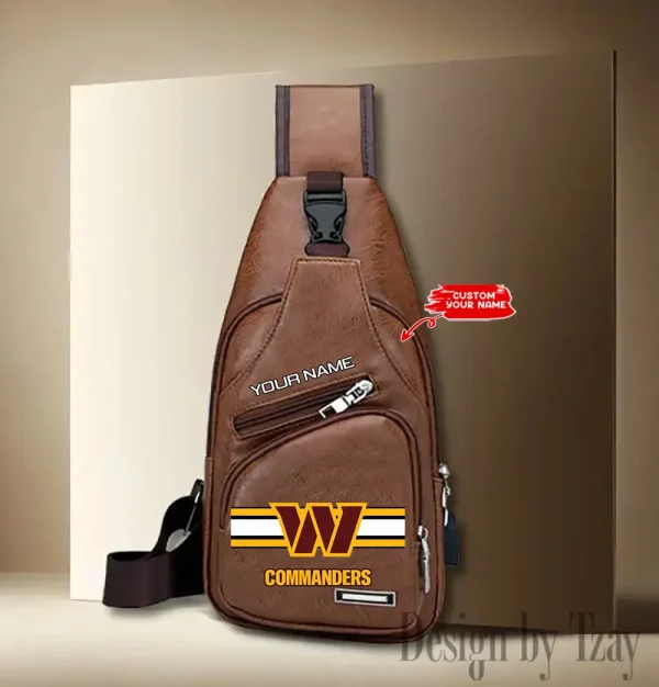 Washington Commanders Fashion Men Chest Bag Single Strap Anti-theft New 2025 SPTLTSLINGBAG225 - Image 2