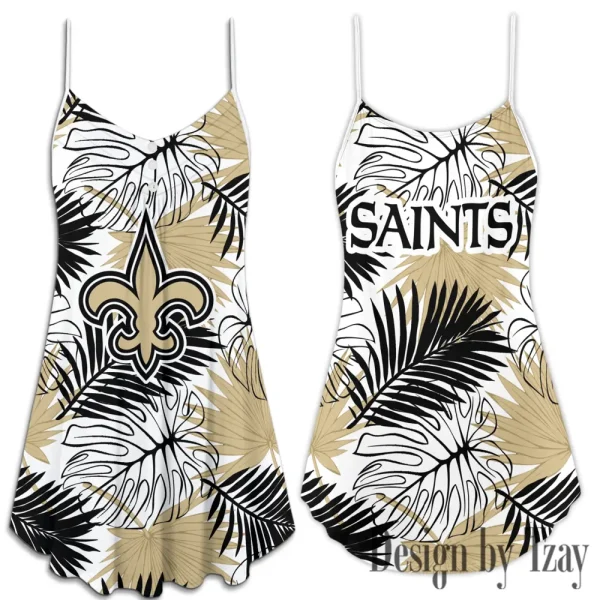 New Orleans Saints Summer Sleeveless Cami Dress Trending 2025 SPTSSCDT035 - Image 3