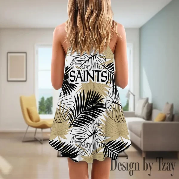 New Orleans Saints Summer Sleeveless Cami Dress Trending 2025 SPTSSCDT035 - Image 2