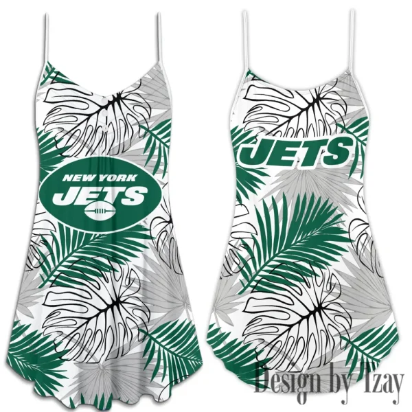 New York Jets Summer Sleeveless Cami Dress Trending 2025 SPTSSCDT037 - Image 3