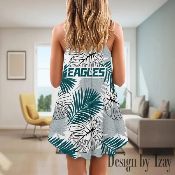 Philadelphia Eagles Summer Sleeveless Cami Dress Trending 2025 SPTSSCDT038 - Image 2