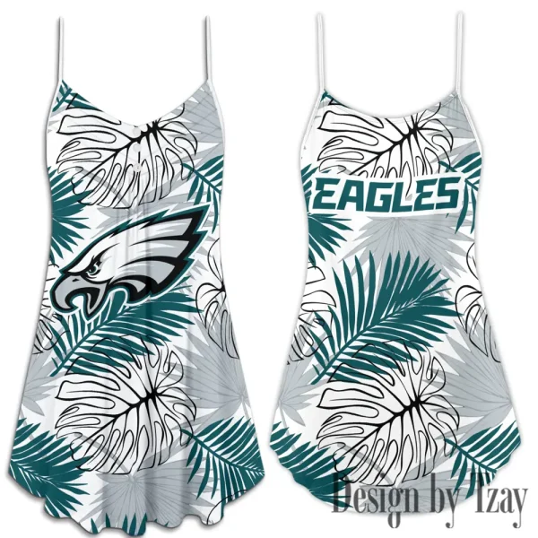 Philadelphia Eagles Summer Sleeveless Cami Dress Trending 2025 SPTSSCDT038 - Image 3