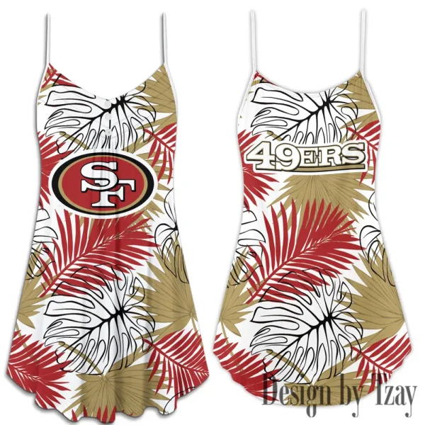 San Francisco 49ers Summer Sleeveless Cami Dress Trending 2025 SPTSSCDT040 - Image 3