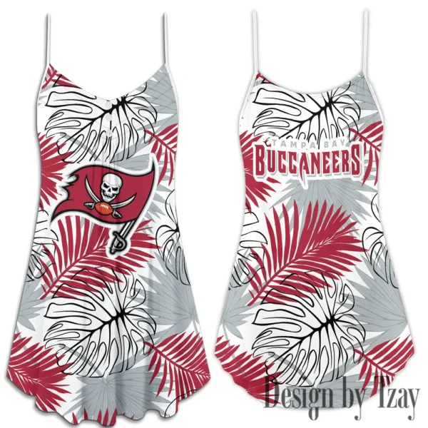 Tampa Bay Buccaneers Summer Sleeveless Cami Dress Trending 2025 SPTSSCDT042 - Image 3