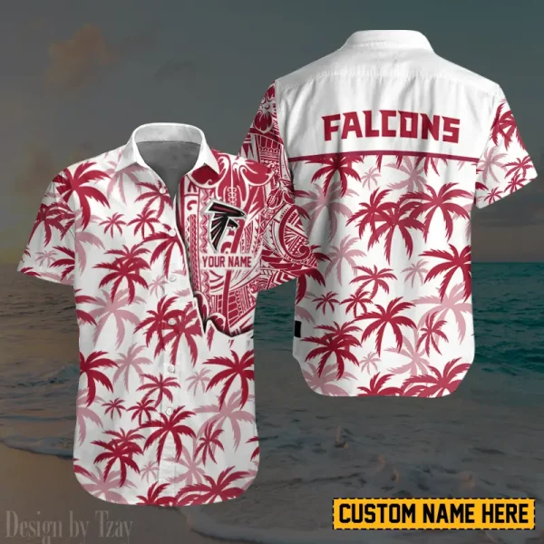 Atlanta Falcons Button Shirt And Short Summer Holiday Gift For Sports Enthusiast AZCBS170