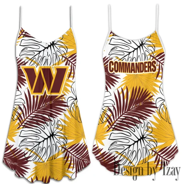 Washington Commanders Summer Sleeveless Cami Dress Trending 2025 SPTSSCDT044 - Image 3