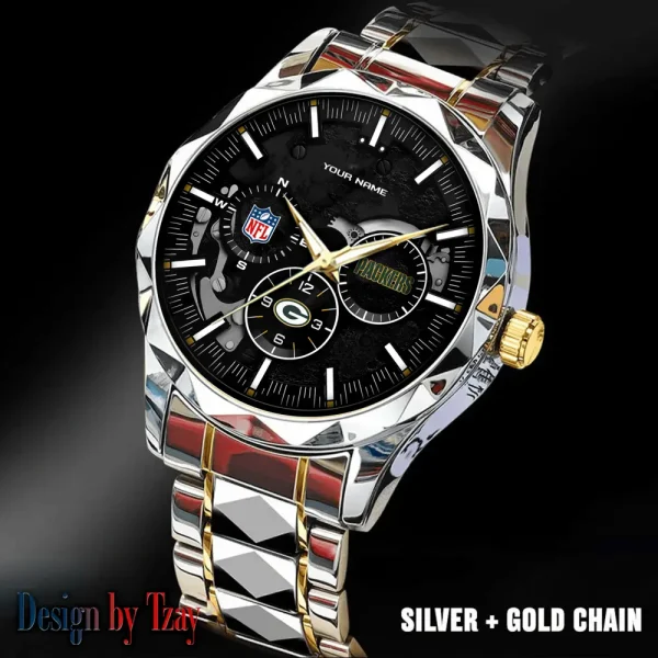 Green Bay Packers Business Watch For Men Automatic Mechanical Stainless Steel Band 2025 SPTDMW652 - Image 2