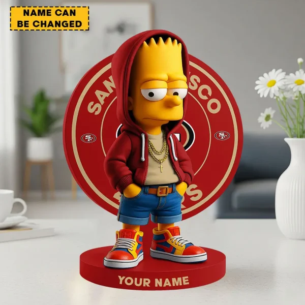 San Francisco 49ers Football US team Cool Cartoon Character Acrylic Block SPTFTAB049