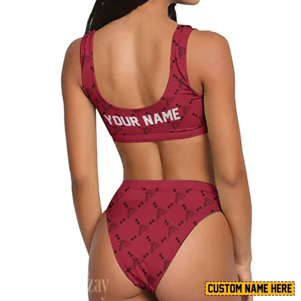 Atlanta Falcons Women's Sport Two-Piece Swimsuit New 2025 SPTSBNS002 - Image 2
