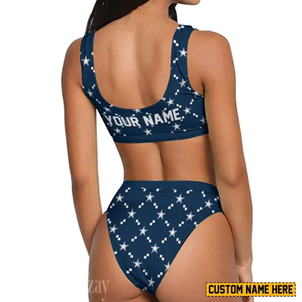Dallas Cowboys Women's Sport Two-Piece Swimsuit New 2025 SPTSBNS009 - Image 2