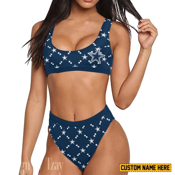 Dallas Cowboys Women's Sport Two-Piece Swimsuit New 2025 SPTSBNS009