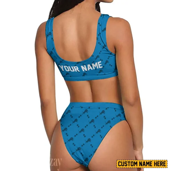 Detroit Lions Women's Sport Two-Piece Swimsuit New 2025 SPTSBNS011 - Image 2