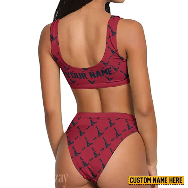 Houston Texans Women's Sport Two-Piece Swimsuit New 2025 SPTSBNS013 - Image 2
