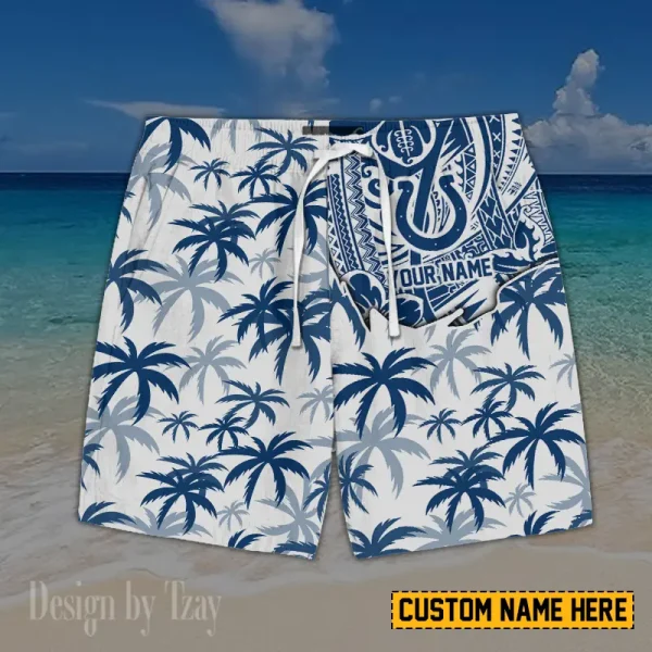Indianapolis Colts Button Shirt And Short Summer Holiday Gift For Sports Enthusiast AZCBS190 - Image 2