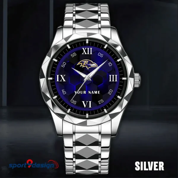 Baltimore Ravens Luxury Diamond Men Wristwatch Trending 2025 SPTDMW100 - Image 2
