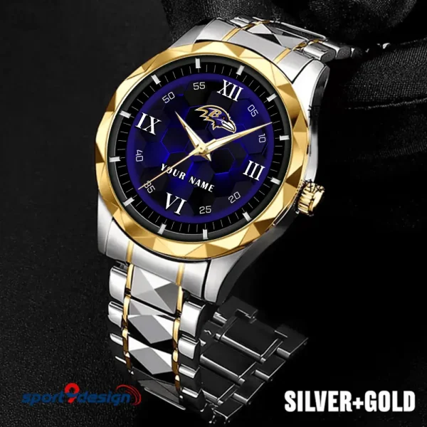 Baltimore Ravens Luxury Diamond Men Wristwatch Trending 2025 SPTDMW100