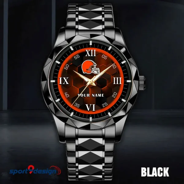 Cleveland Browns Luxury Diamond Men Wristwatch Trending 2025 SPTDMW105 - Image 4