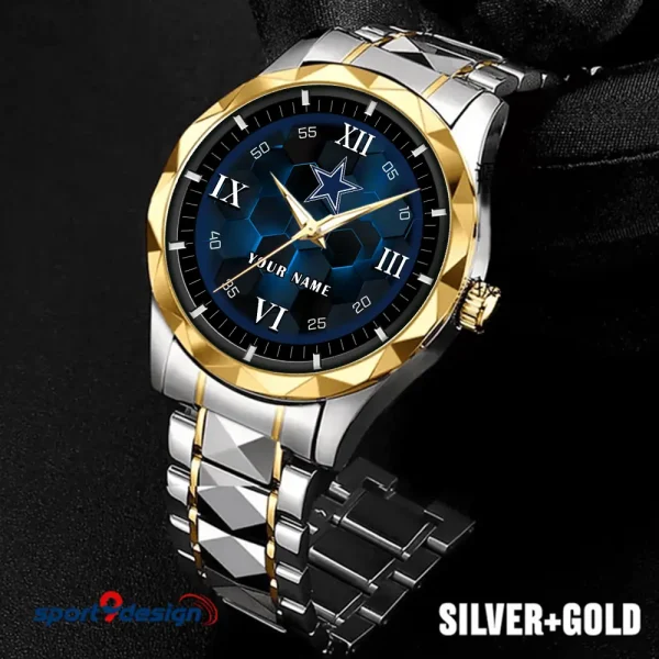 Dallas Cowboys Luxury Diamond Men Wristwatch Trending 2025 SPTDMW106