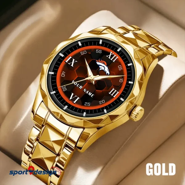 Denver Broncos Luxury Diamond Men Wristwatch Trending 2025 SPTDMW107 - Image 3